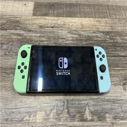 AS-IS Nintendo Switch W/ Joy-Con (L)/(R) - Pastel Green/Pastel Blue
