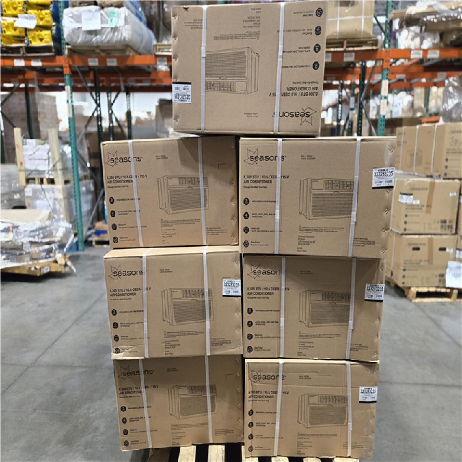 DALLAS LOCATION - SEASONS 8 300 BTU AIR CONDITIONER PALLET-(7 UNITS)