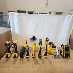 AS-IS- DEWALT 20V MAX Lithium-Ion Cordless 9-Tool Combo Kit