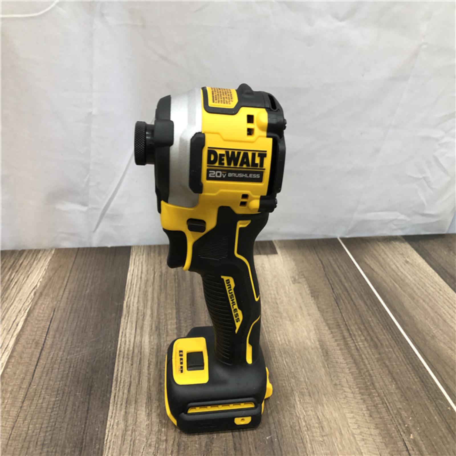 AS-IS DEWALT ATOMIC 20V MAX Lithium-Ion Cordless 1/4 in. Brushless Impact Driver Kit