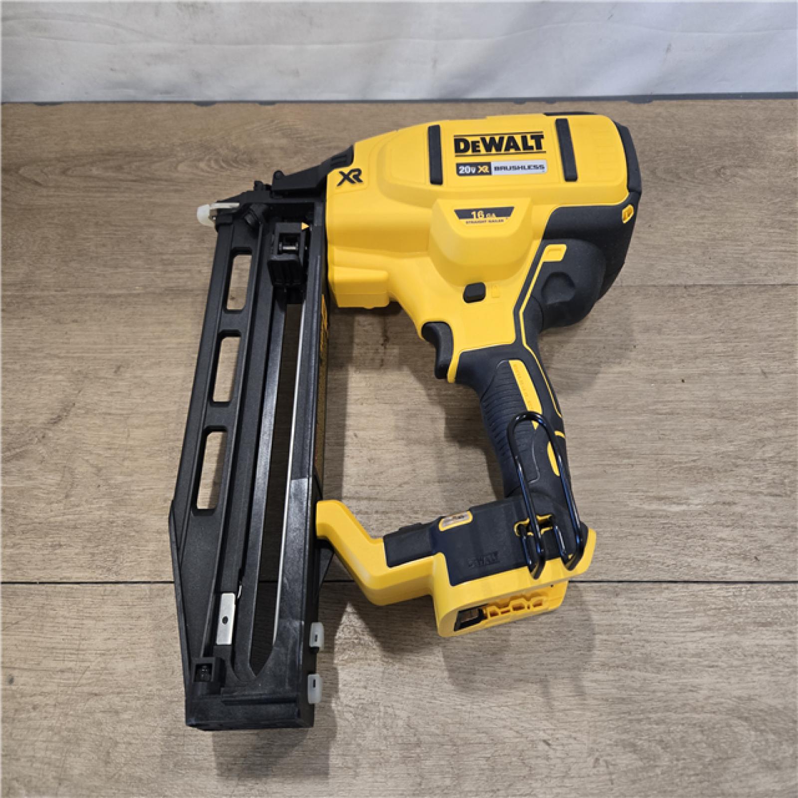 AS-IS DEWALT 20V MAX XR 16-Gauge Cordless Finish Nailer (Tool Only)