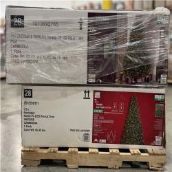 DALLAS LOCATION- AS-IS Mixed Christmas Tree PALLET (4 UNITS)