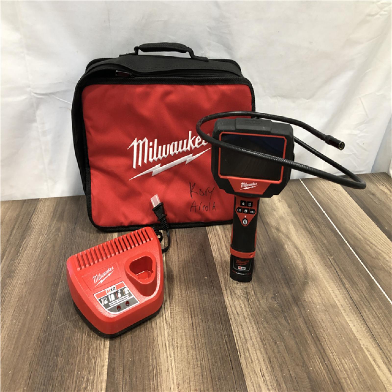 AS-IS Milwaukee 12V Lithium-Ion Cordless M-SPECTOR 360-Degree 4 ft. Inspection Camera Kit