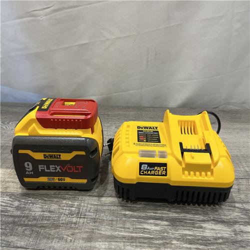 LIKE NEW - DEWALT 20V/60V MAX FLEXVOLT Lithium-Ion 9.0Ah Battery and Charger Starter Kit