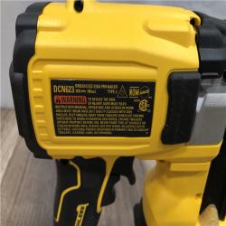 AS-IS DEWALT ATOMIC 20V MAX Lithium Ion Cordless 23 Gauge Pin Nailer Tool Only
