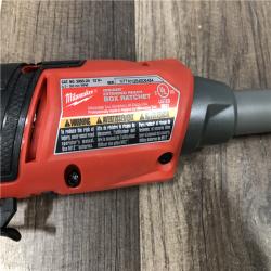 AS-IS Milwaukee FUEL INSIDER 12V Lithium-Ion Brushless Cordless 1/4 in. - 3/8 in. Extended Reach Box Ratchet (Tool-Only)