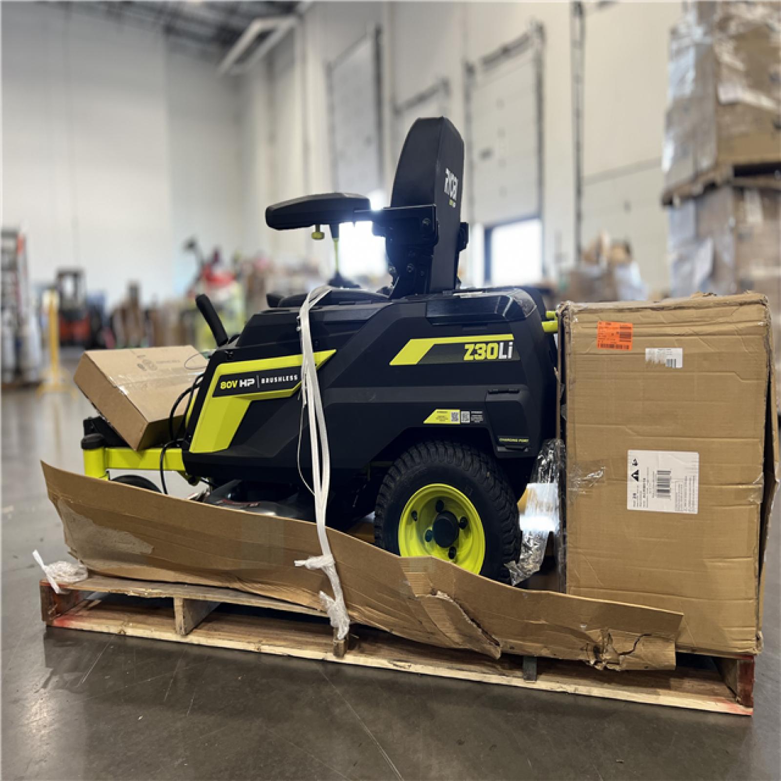 DALLAS LOCATION - LIKE NEW! 80V HP BRUSHLESS 30 LITHIUM ELECTRIC ZERO TURN RIDING MOWER KIT