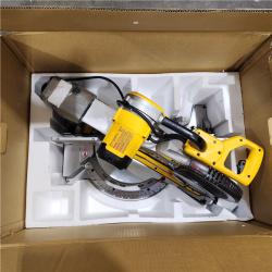 As-Is- DeWalt 15 Amps 12 in. Corded Dual-Bevel Sliding Compound Miter Saw