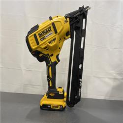 AS-IS - DeWalt 20V MAX XR Lithium-Ion Cordless 2-1/2 in. 5-Gauge Finish Nailer Kit