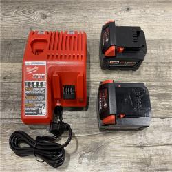 AS-IS Milwaukee 18-Volt Lithium-Ion XC Starter Kit with Two 5.0Ah Batteries and Charger