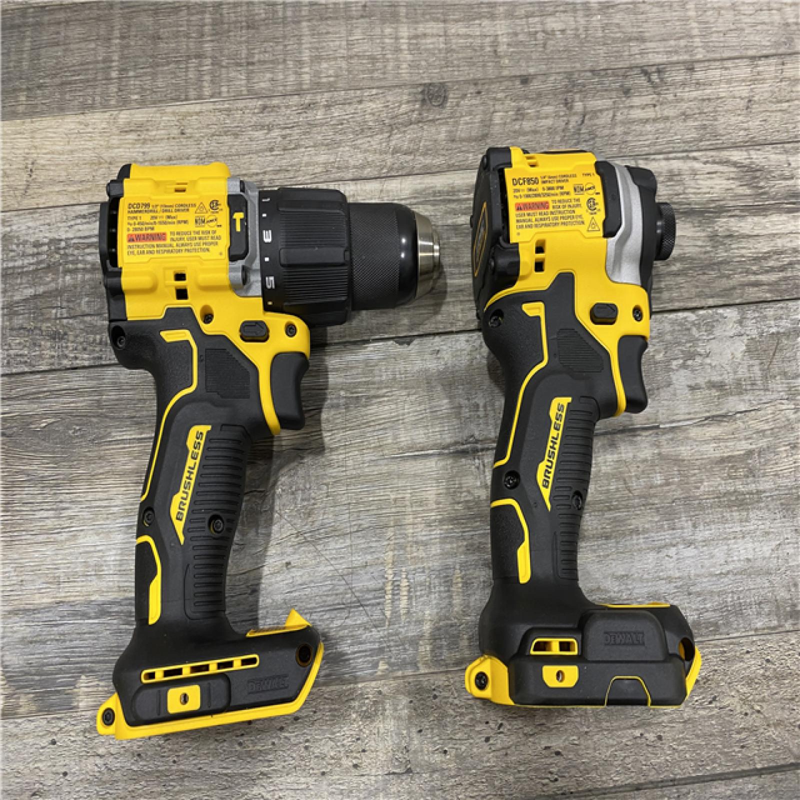 AS-IS DEWALT ATOMIC 20V MAX Lithium-Ion Cordless 2-Tool Combo Kit