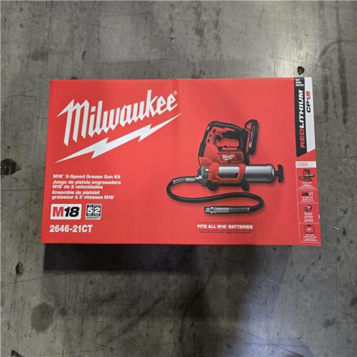 NEW!- Milwaukee 18V Cordless Grease Gun Kit