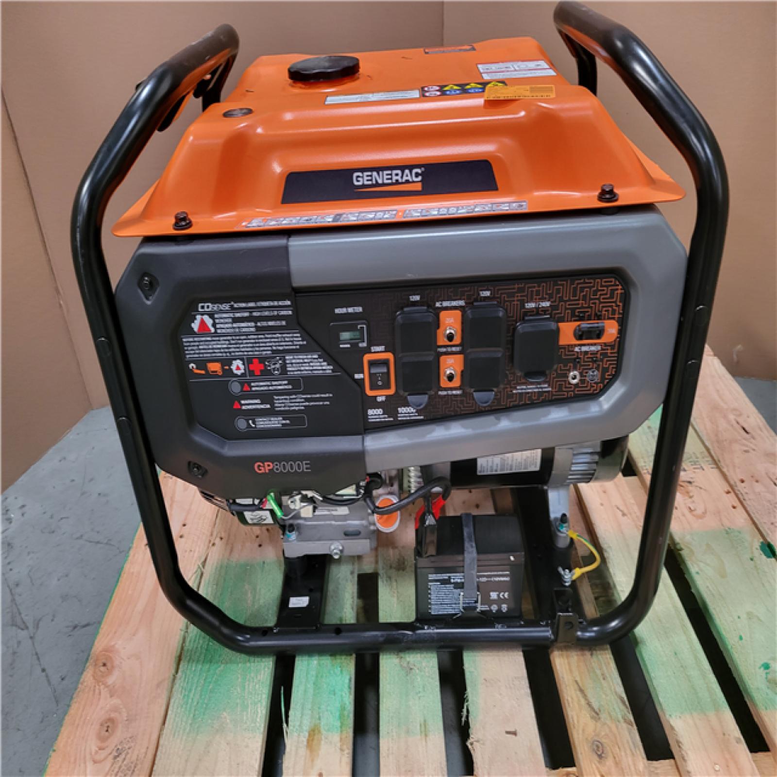 CALIFORNIA AS-IS GENERAC PORTABLE GENERATOR