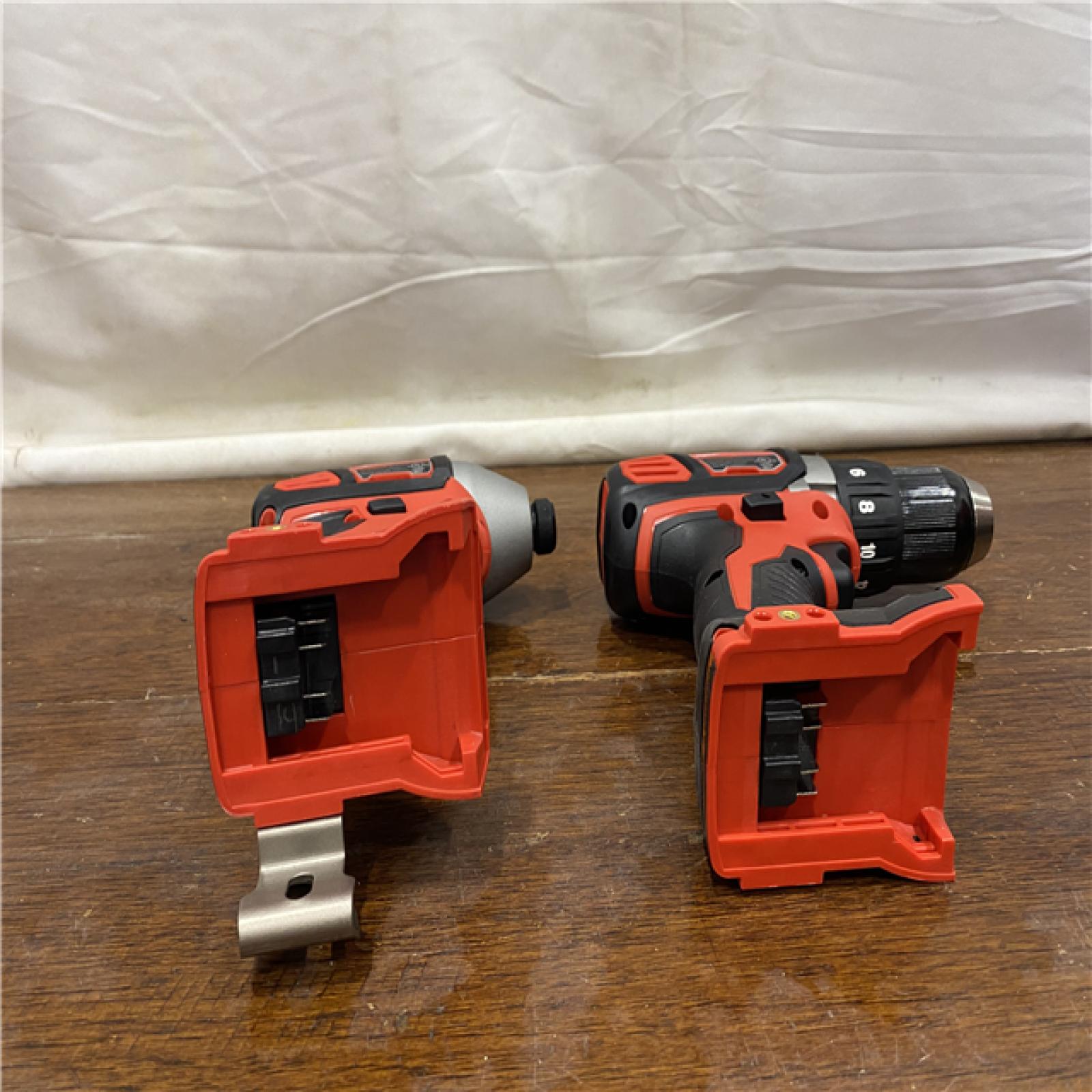 AS-IS Milwaukee M18 18V Cordless Brushed 2 Tool Drill/Driver and Impact Driver Kit