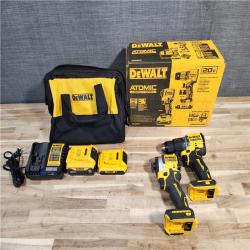HOUSTON LOCATION - AS-IS DEWALT ATOMIC 20V MAX Lithium-Ion Cordless 2-Tool Combo Kit