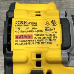 AS-IS DEWALT Atomic 20V Lithium-Ion Cordless Compact 1/2 in. Drill/Driver Kit