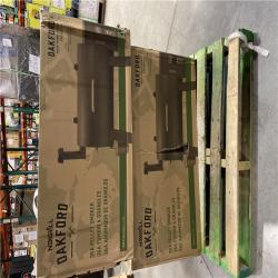 DALLAS LOCATION- Nexgrill Oakford 36A - 36 in. Pellet Grill Smoker in Black PALLET-(2 UNITS)