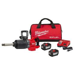 NEW - Milwaukee FUEL 18V Lithium-Ion Brushless Cordless 1 in. Impact Wrench Extended Reach D-Handle Kit