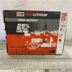 NEW - Milwaukee 12V Lithium-Ion XC High Output 5.0 Ah Battery Pack (2-Pack) Starter Kit with Charger