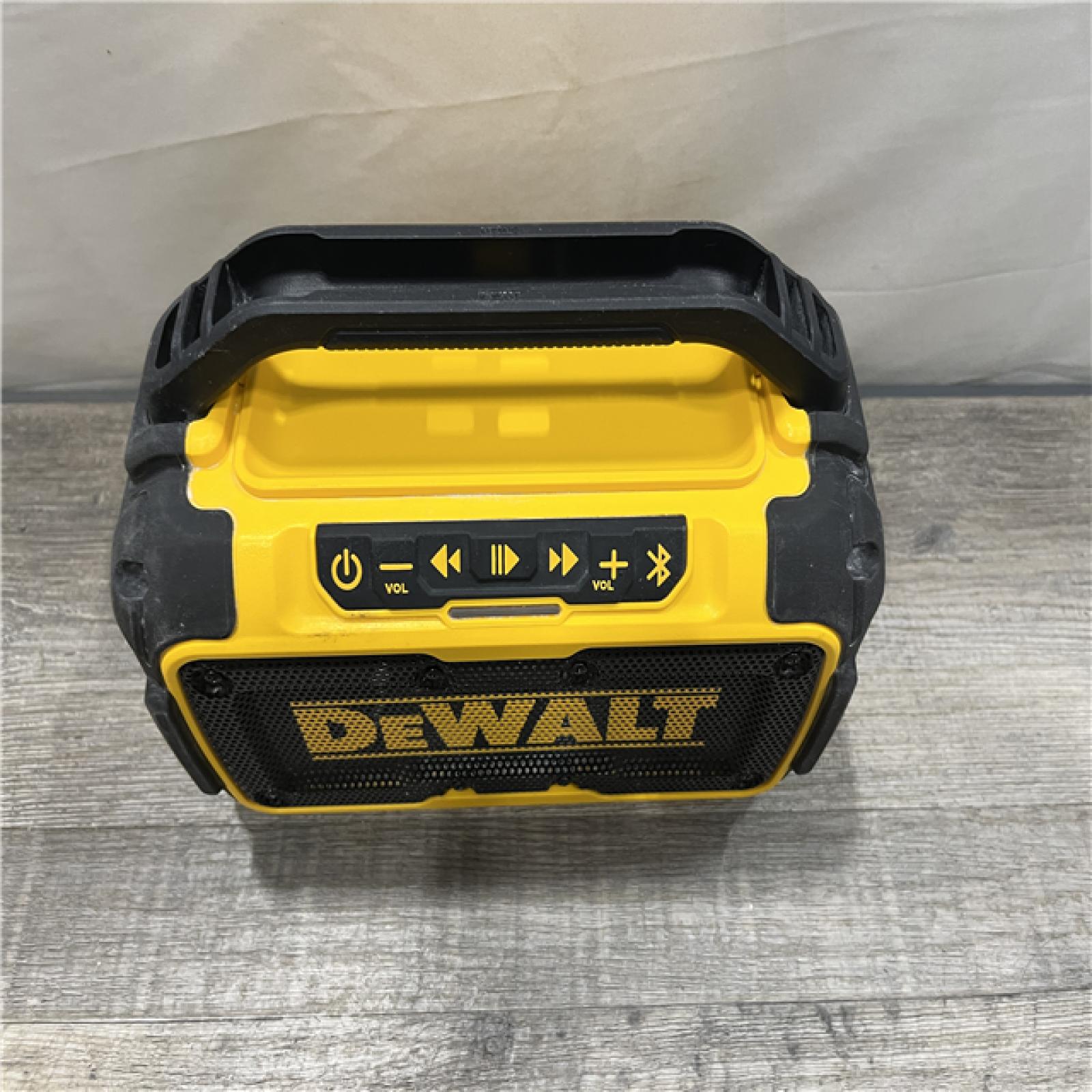 AS-IS DEWALT 20V MAX Cordless Bluetooth Speaker (Tool Only)