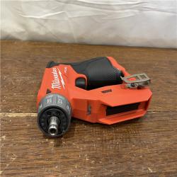 AS-IS Milwaukee M12 FUEL 12V Lithium-Ion Brushless Cordless 4-in-1 Installation 3/8 in. Drill Driver Kit with 4-Tool Heads
