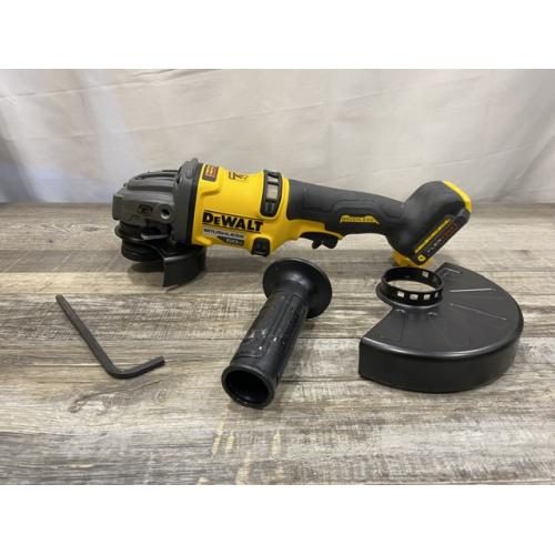AS-IS DEWALT FLEXVOLT 60V MAX Cordless Brushless 4.5 in. to 6 in. Small Angle Grinder with Kickback Brake (Tool Only)
