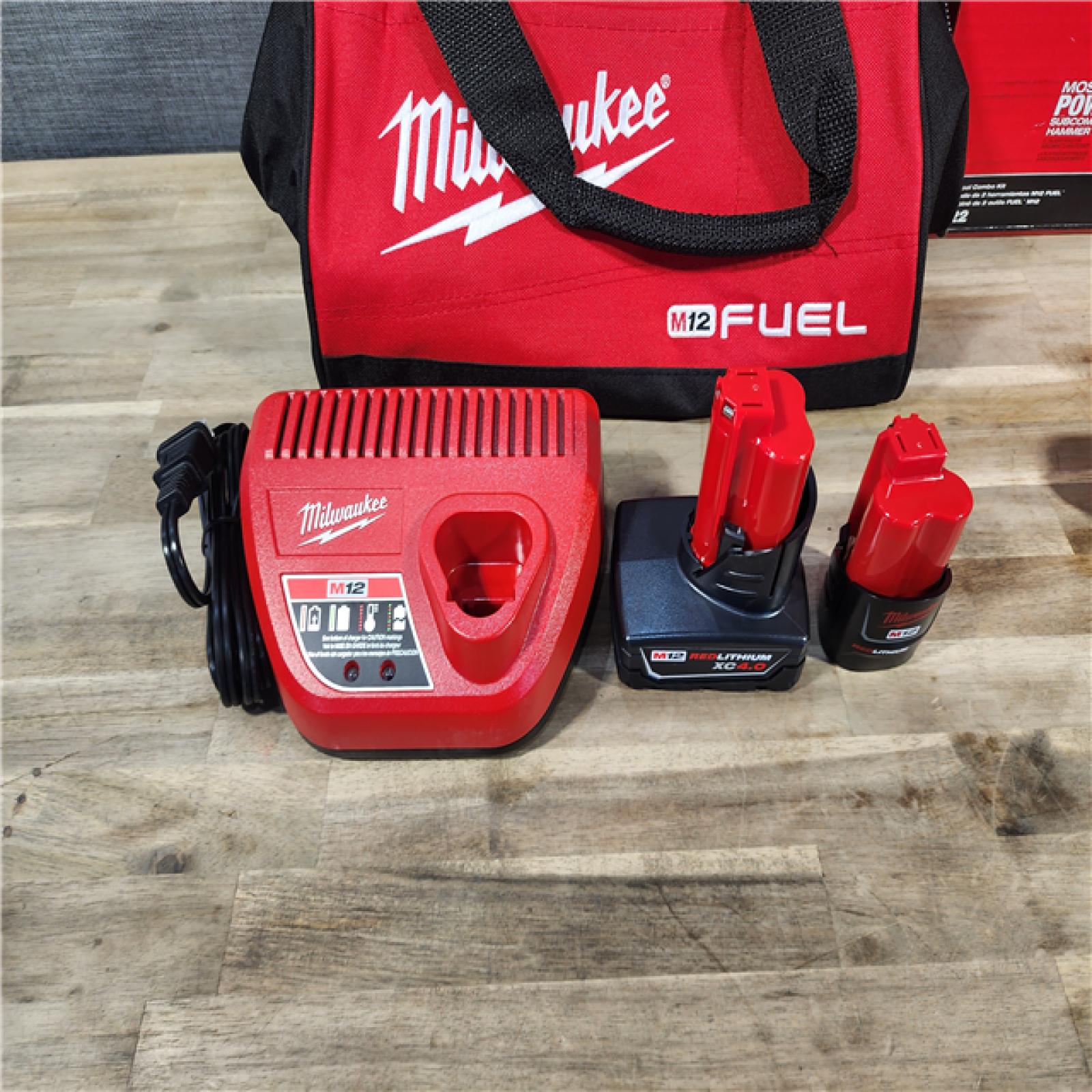 HOUSTON LOCATION - AS-IS (APPEARS LIKE NEW) Milwaukee 3497-22 12V Brushless Hammer Drill and Impact Driver Combo Kit