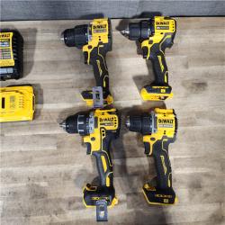 HOUSTON LOCATION - AS-IS DEWALT 4 TOOL COMBO KIT W/ (2) BATTERY & CHARGER