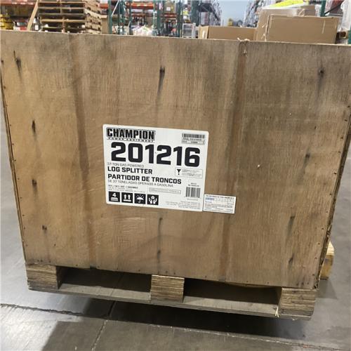 Dallas Location - As-Is Champion Power Equipment 37 Ton 338cc Gas Powered Log Splitter