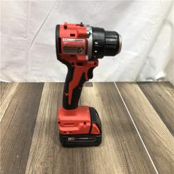 AS-IS Milwaukee 18V Lithium-Ion Brushless Cordless 1/2 in. Compact Drill/Driver with kit