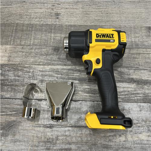 AS-IS DEWALT 20V MAX Cordless Compact Heat Gun with Flat and Hook Nozzle Attachments