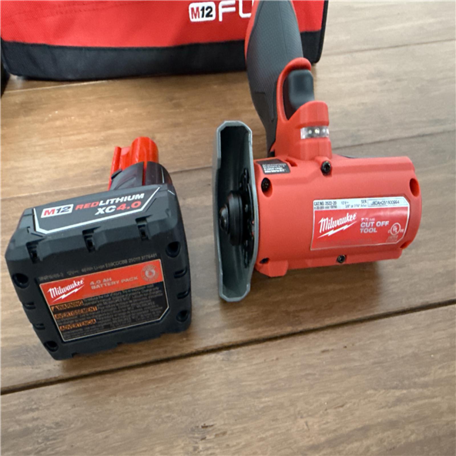 California NEW Milwaukee 3 Compact Cut off Tool Kit, includes (1) Battery, Charger & Bag