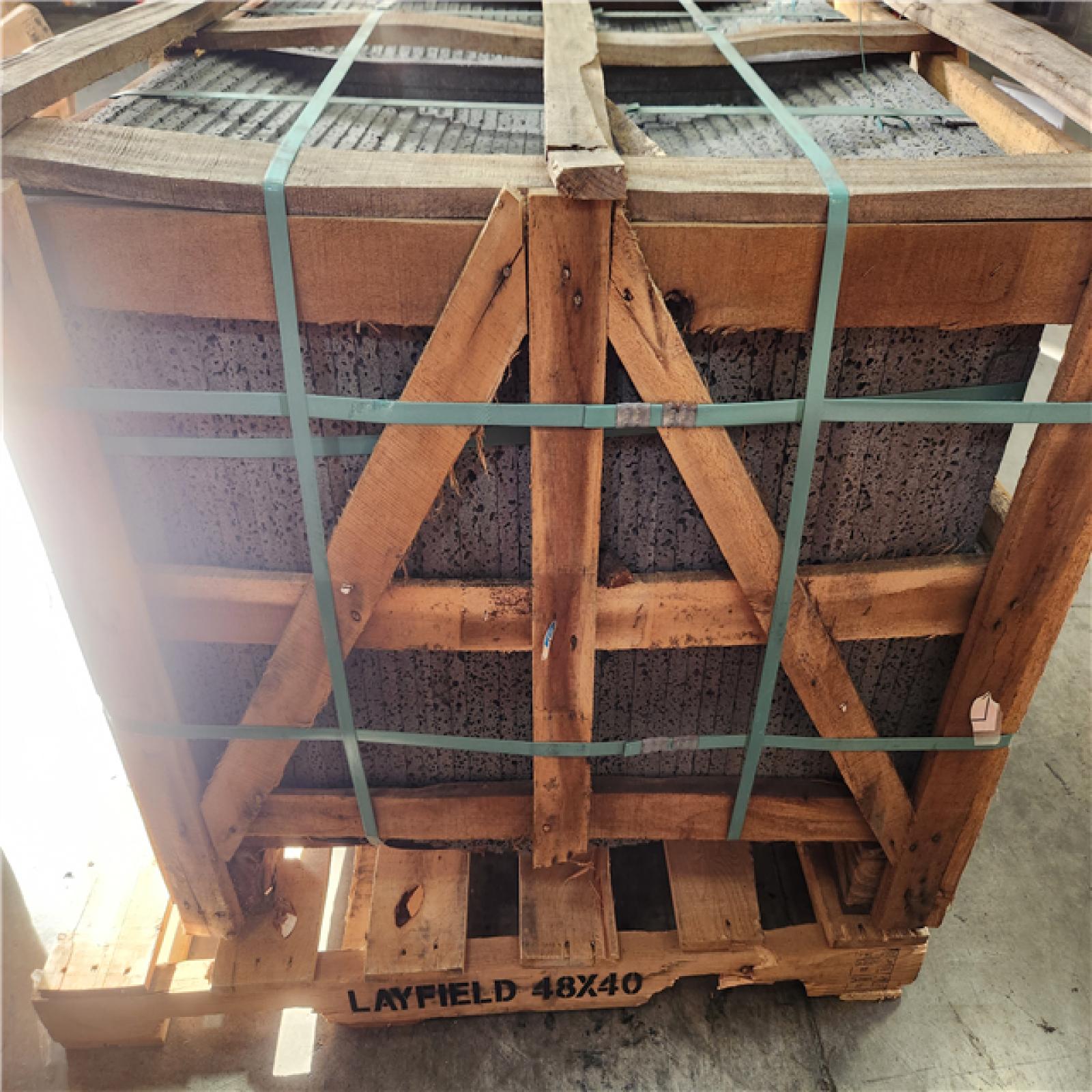 Phoenix AS-IS MSI Lava Stone 12 in. x 18 in. x 2 cm Rough Honed Basalt Floor Tile Paver (276 sq. ft. /184 Case)