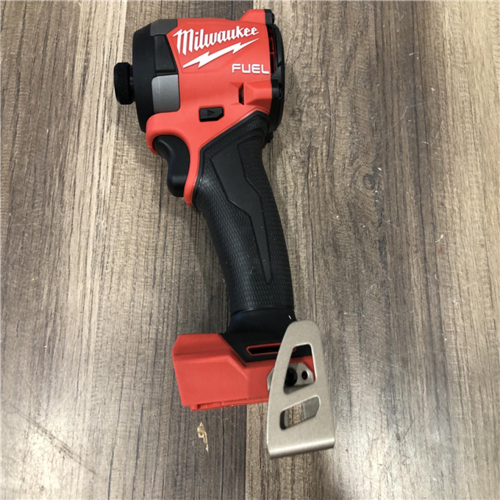 AS-IS Milwaukee FUEL 18V Lithium-Ion Brushless Cordless 1/4 in. Hex Impact Driver (Tool-Only)