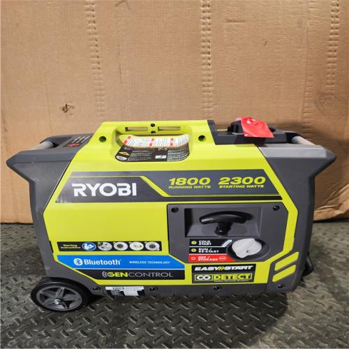 HOUSTON LOCATION - AS-IS RYOBI 2,300-Watt Recoil Start Bluetooth Super Quiet Gasoline Powered Digital Inverter Generator with CO Shutdown Sensor