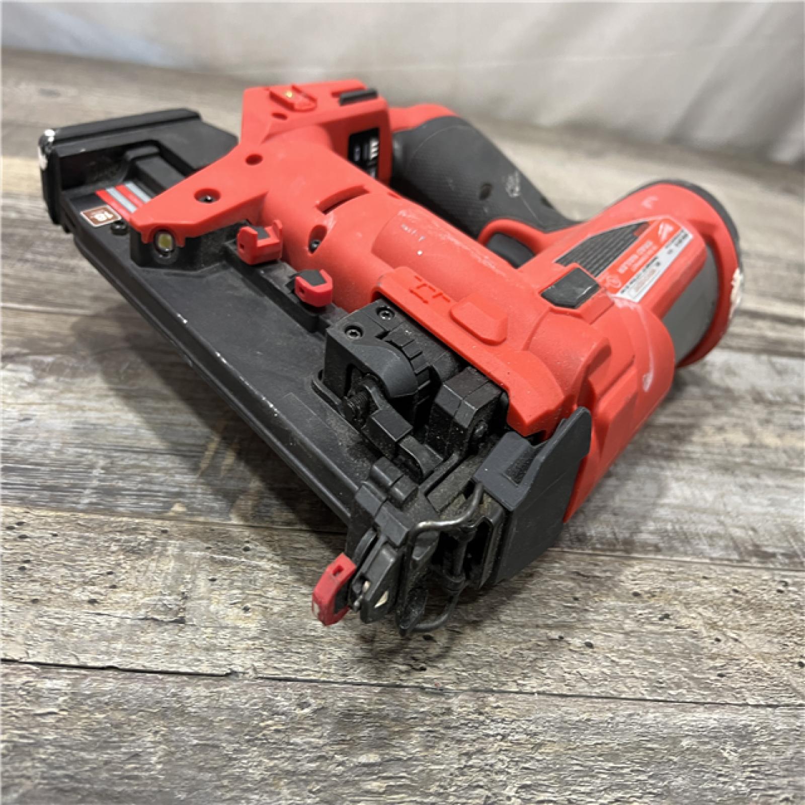 AS-IS Milwaukee FUEL 12-Volt Lithium-Ion Brushless Cordless 18-Gauge 1-1/2 in. Compact Brad Nailer (Tool Only)
