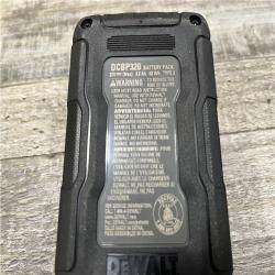 AS-IS DEWALT 20V MAX XR POWERSTACK Lithium-Ion Battery Starter Kit with 3.5Ah Battery and Charger