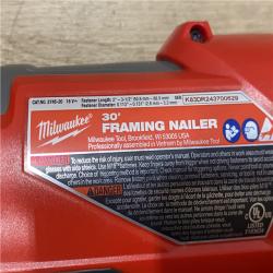 AS-IS Milwaukee FUEL 3-1/2 in. 18-Volt 30-Degree Lithium-Ion Brushless Cordless Framing Nailer (Tool-Only)