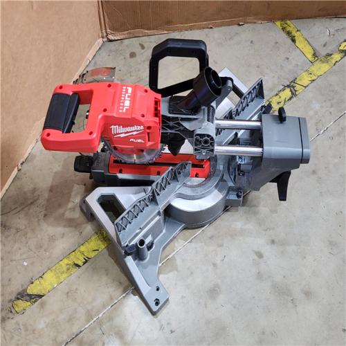 HOUSTON LOCATION - AS-IS Milwaukee M18 FUEL 7-1/4 in. Cordless Brushless Dual-Bevel Sliding Compound Miter Saw (Tool Only)