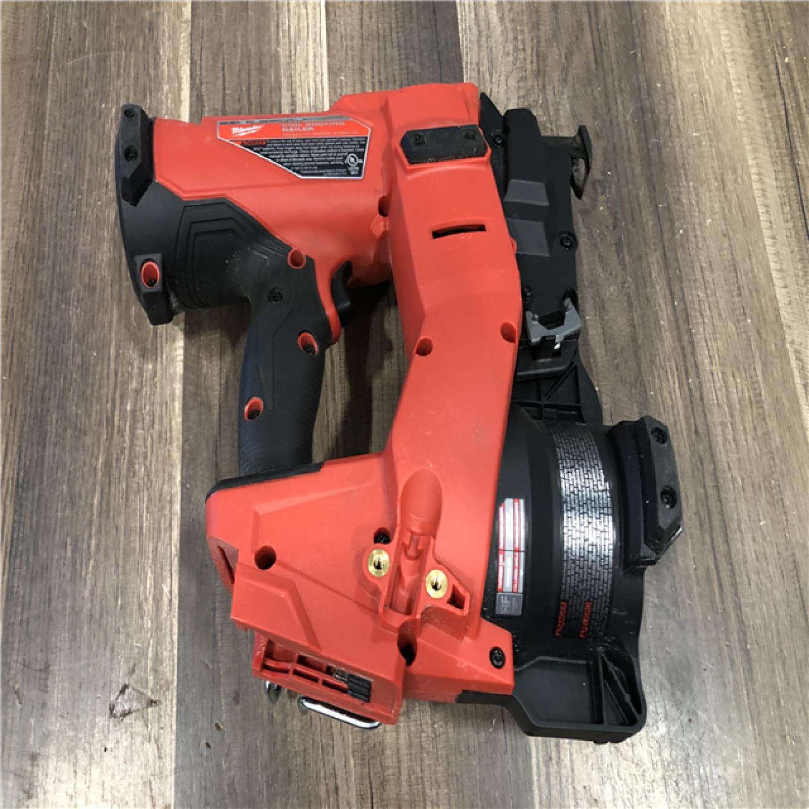 AS-IS Milwaukee  FUEL 18-Volt Lithium-Ion Brushless Cordless Coil Roofing Nailer (Tool Only)