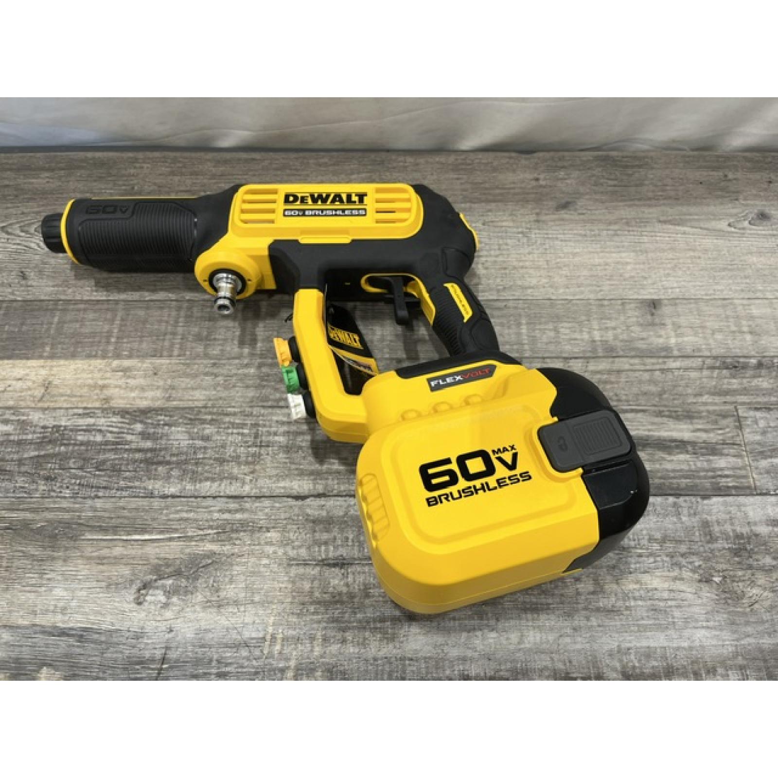 AS-IS DEWALT FLEXVOLT 60V MAX 1000 PSI 1.0 GPM Cold Water Cordless Power Cleaner (Tool Only)