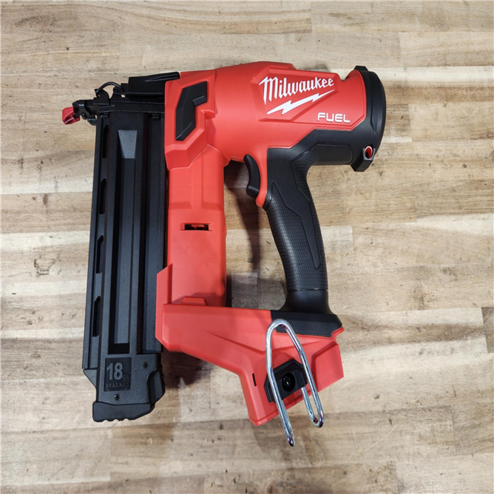 HOUSTON LOCATION - AS-IS (APPEARS LIKE NEW) Milwaukee FUEL 18-Volt Lithium-Ion Brushless Cordless Gen II 18-Gauge Brad Nailer (Tool-Only)