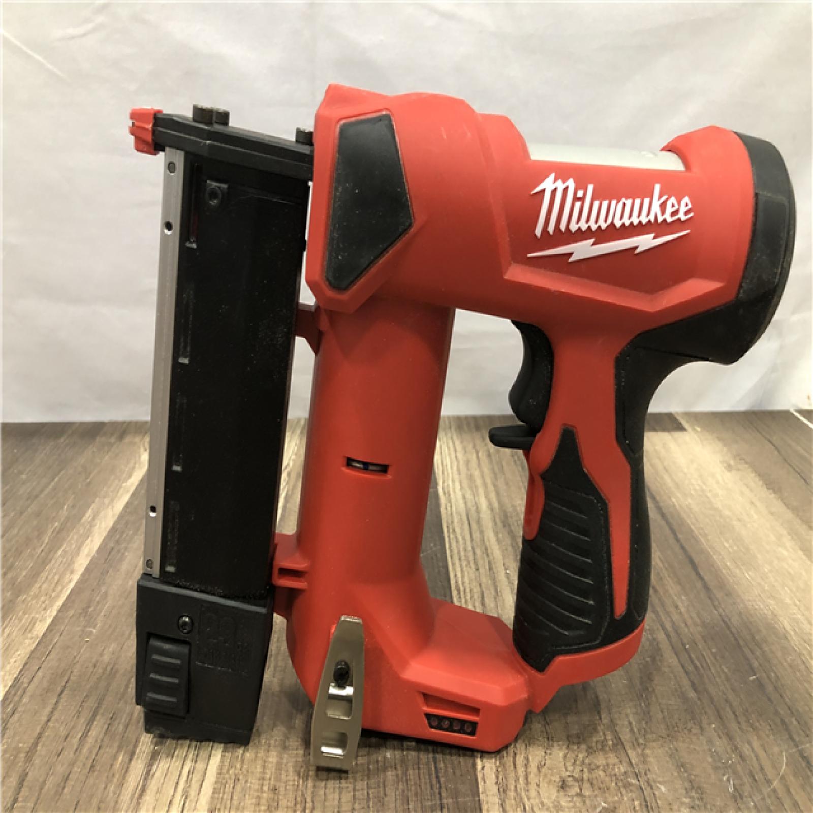 AS-IS Milwaukee 12-Volt 23-Gauge Lithium-Ion Cordless Pin Nailer (Tool-Only)
