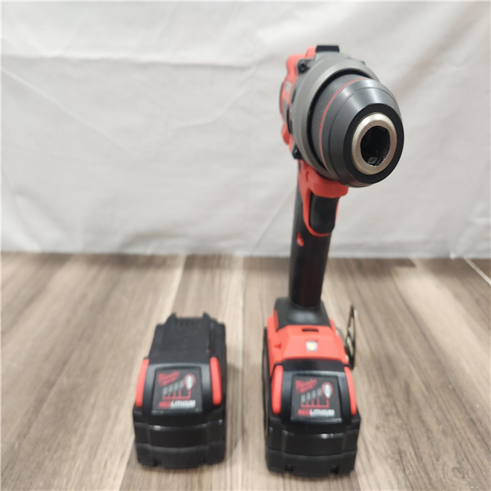 AS-IS- Milwaukee Hammer Drill Driver Kit with Batteries and Charger