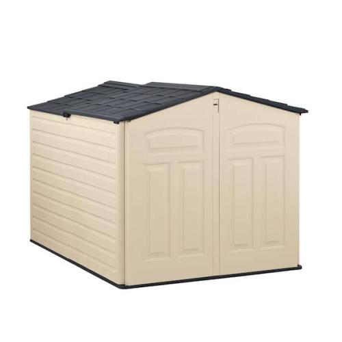 Phoenix LIKE NEW Rubbermaid 6 ft. 6 in. x 5 ft. Slide-Lid Resin Shed