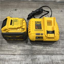 AS-IS DEWALT 20V/60V MAX FLEXVOLT Lithium-Ion 9.0Ah Battery and Charger Starter Kit