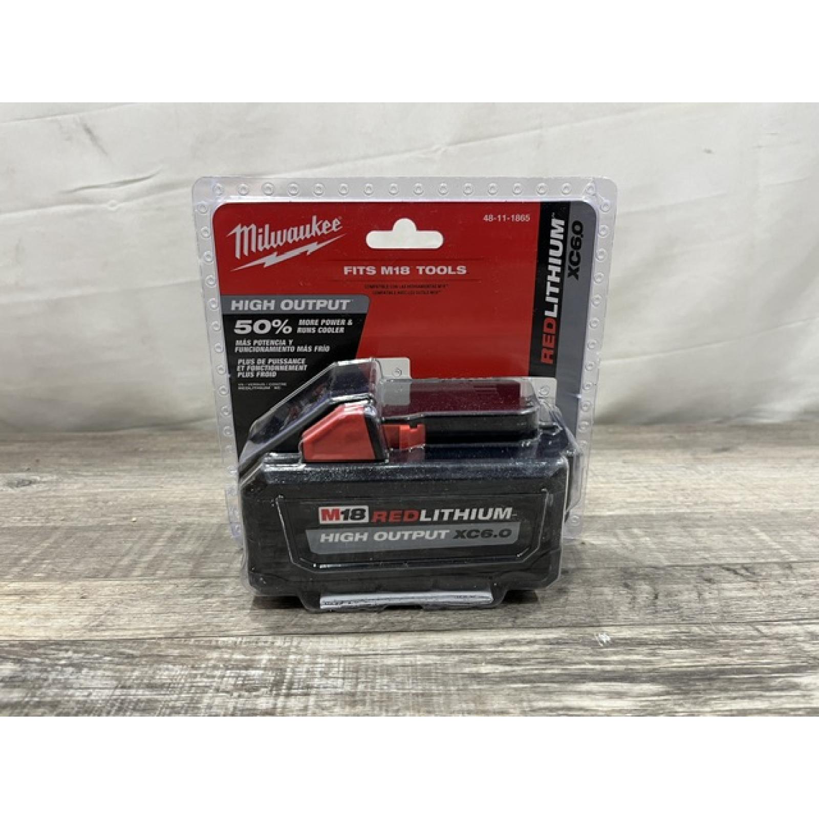 NEW - Milwaukee 18-Volt Lithium-Ion High Output Battery Pack 6.0Ah