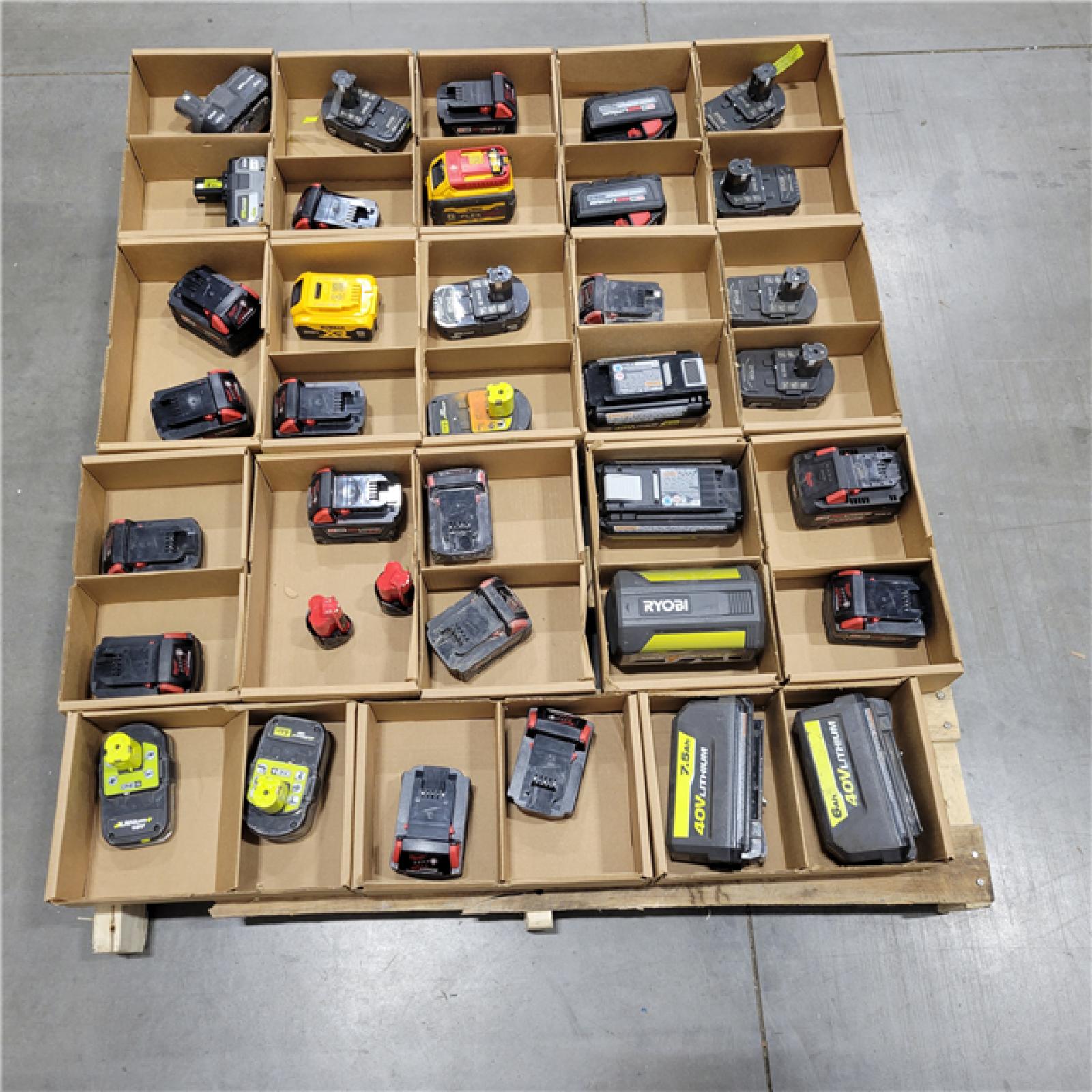 DALLAS LOCATION - AS-IS BATTERY PALLET