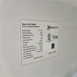 California AS-IS Vissani 18 cu. ft. Top Freezer Refrigerator DOE in White