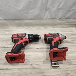 AS-IS Milwaukee 18V Cordless 2-Tool Drill/Driver and Impact Driver Kit